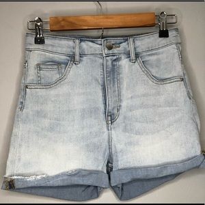 H&M Denim High-Waisted Shorts Size 8